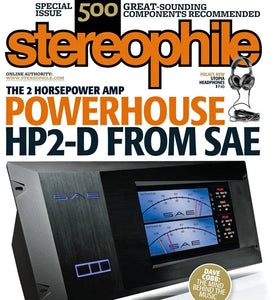 SAE 2HP-D on the cover of Stereophile Magazine!